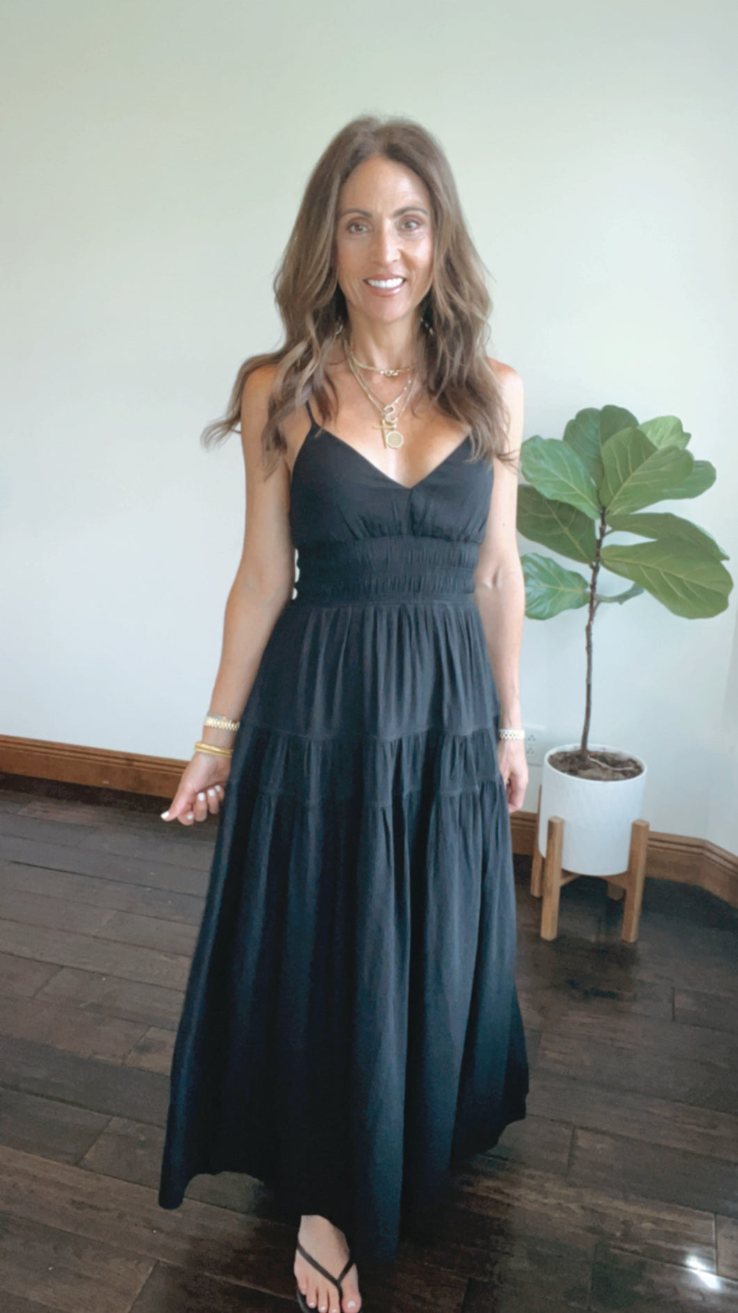 Black Flowy Dress