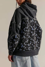 Load image into Gallery viewer, Patchwork Quilted Hoodie Sweatshirt
