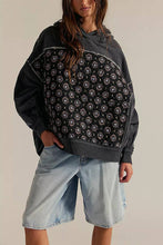 Load image into Gallery viewer, Patchwork Quilted Hoodie Sweatshirt
