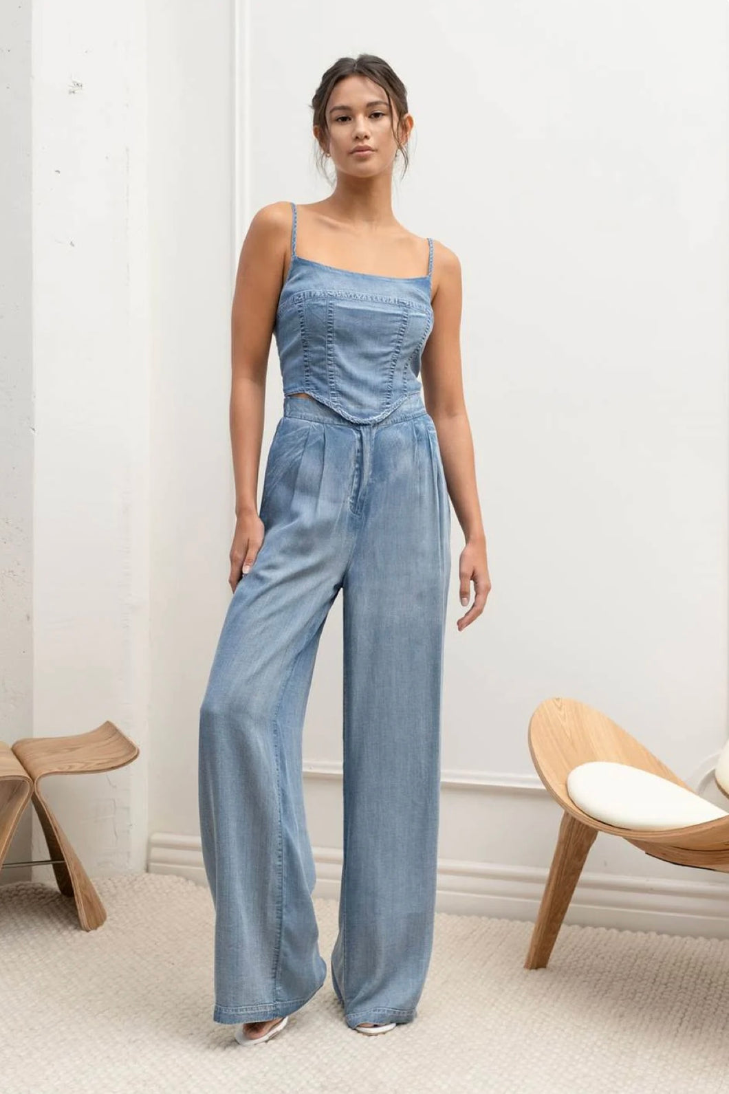 Chambray Trouser