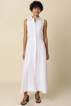 Load image into Gallery viewer, Aimme Button-Front Linen Maxi Dress
