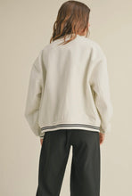Load image into Gallery viewer, White Bomber Jacket
