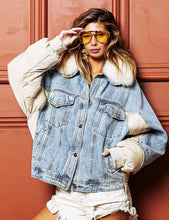 Load image into Gallery viewer, The Aspen Denim &amp; Fur Jacket
