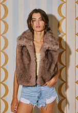 Load image into Gallery viewer, Fur Crop Vest
