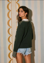 Load image into Gallery viewer, Camo Color Block Sweater
