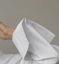 Load image into Gallery viewer, Crisp Lapel/Large Cuff White Button Down
