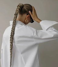 Load image into Gallery viewer, Crisp Lapel/Large Cuff White Button Down
