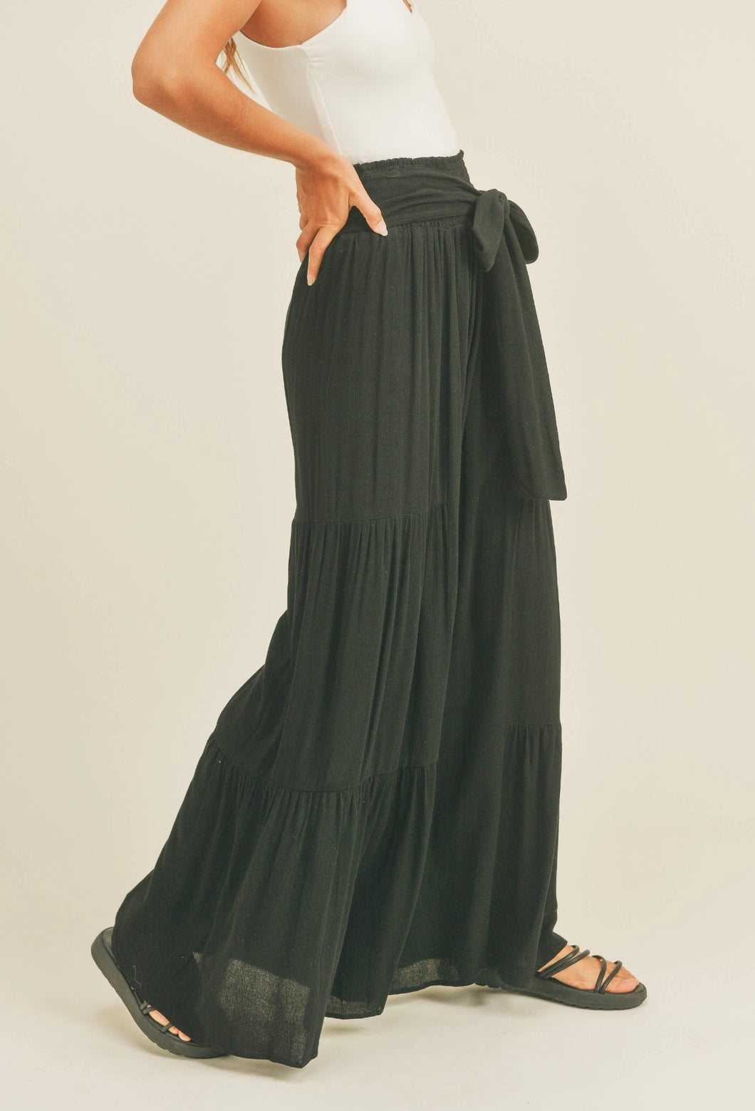 Black Boho Pants