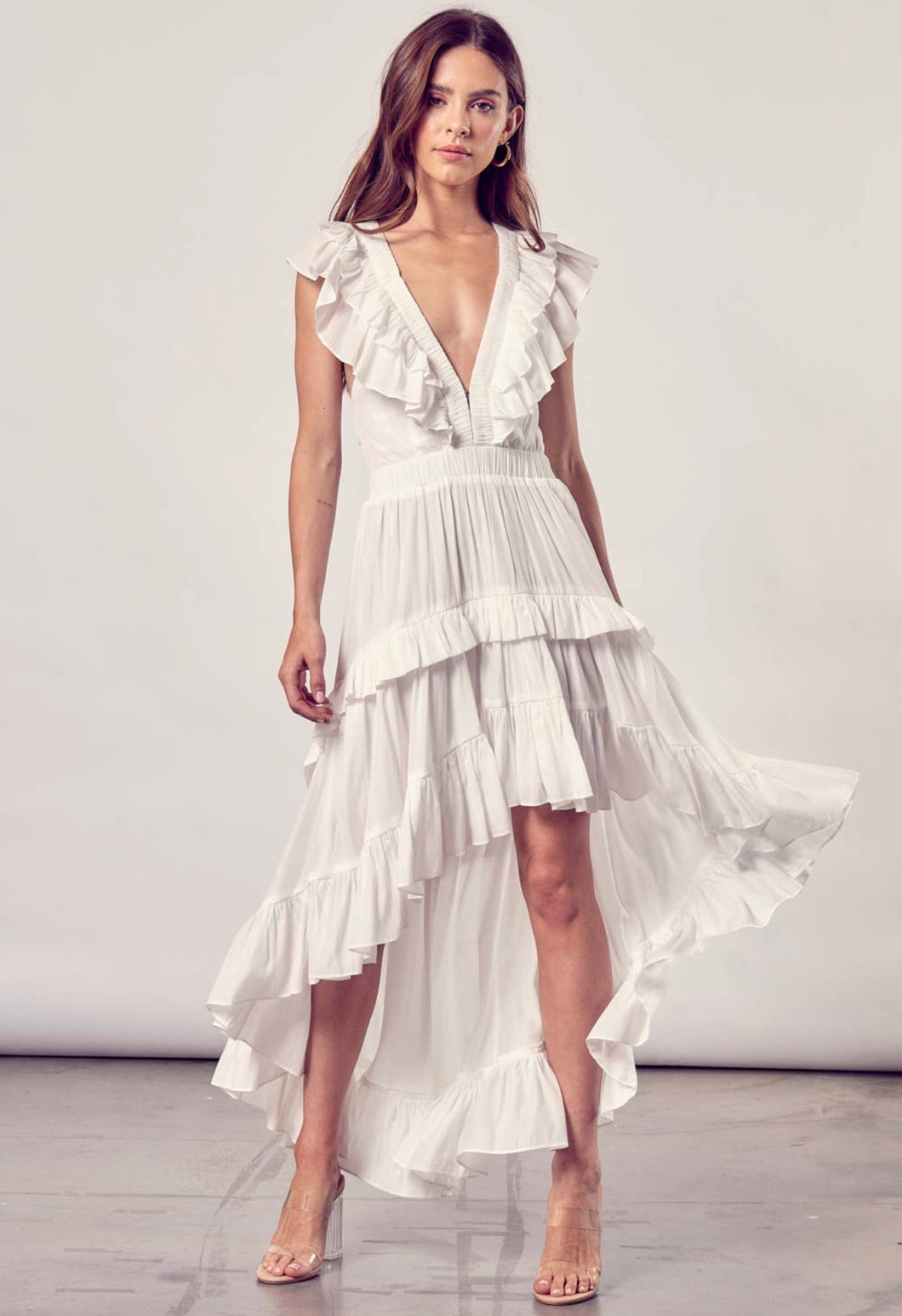 Flowy White Dress