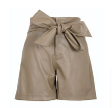 Load image into Gallery viewer, Brown Faux Leather Shorts
